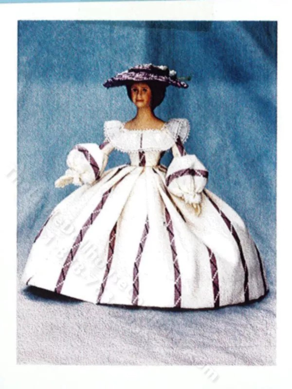 "Chloe" Dress Doll Clothes Pattern